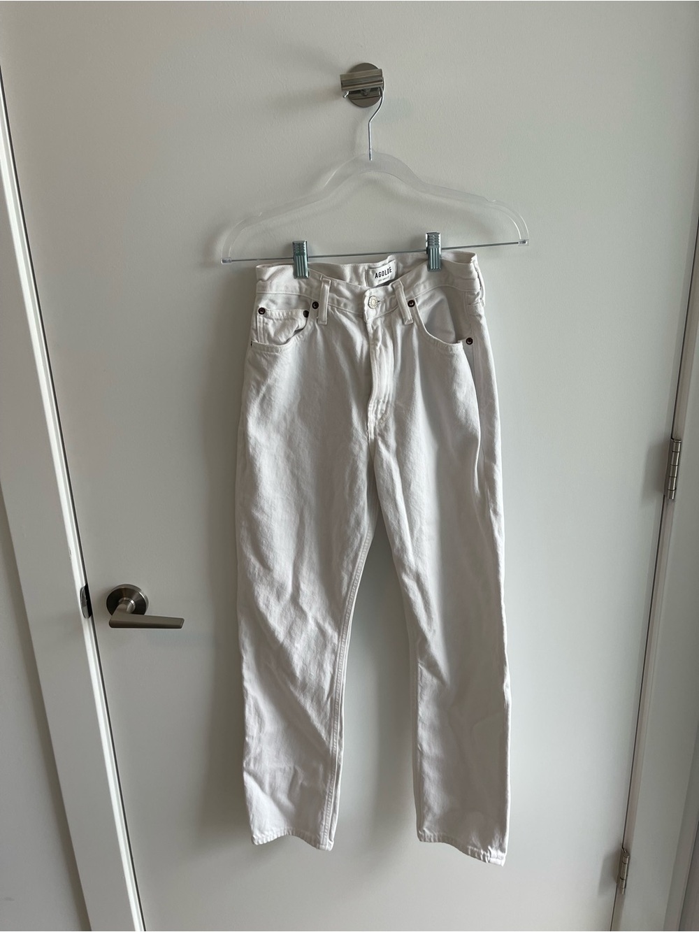 Agolde White Jeans